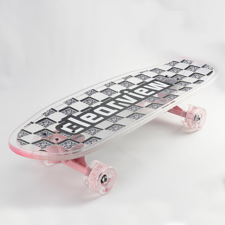 transparent skateboard