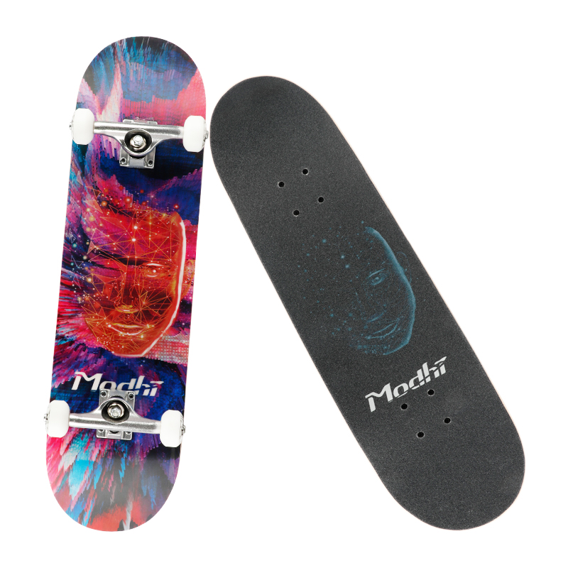 Skateboard with Color and graphic changing effect
